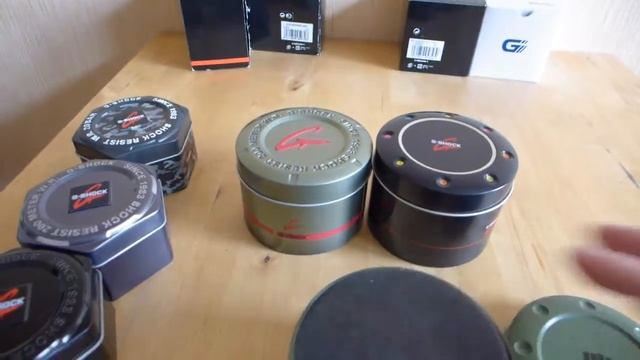 Основные виды коробок Casio G-Shock в одном видео смотреть онлайн