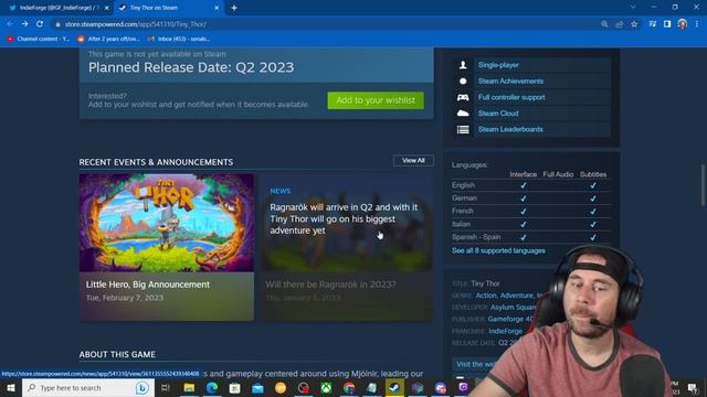 Tiny Thor Steam Store Page Review смотреть онлайн