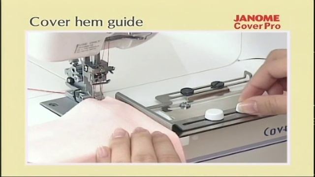 Janome USA - T-shirt, Swimwear, Sewing Knits Series - Cover Hem Guide смотреть онлайн