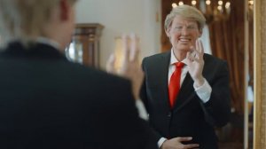 Старая реклама «Московский картофель». Трамп
