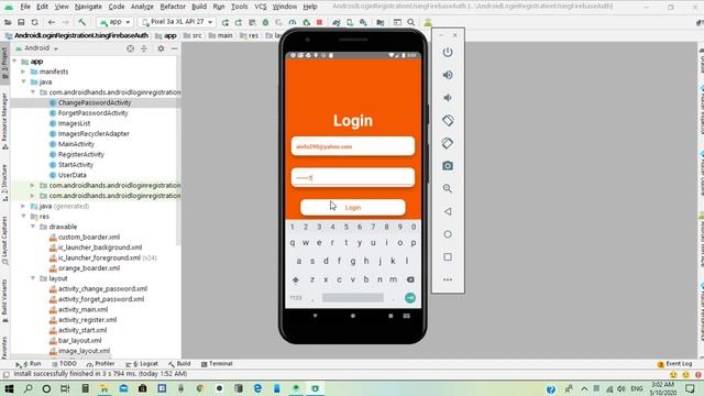 Firebase Authentication User Login Registration With Emil and Password Introduction. смотреть онлайн