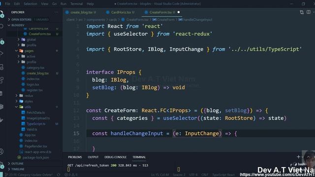 BLOG APP #24 [ FE ] CREATE BLOG [1] | MERN STACK + TYPESCRIPT + REDUX смотреть онлайн