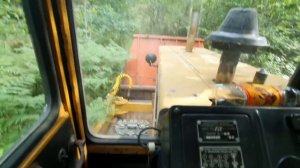 Мехлопата на дт-75 в деле. Начинаем понемногу работать.