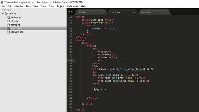 PHP part #10 : UPDATE table by a fixed value using PHP and MySql. смотреть онлайн