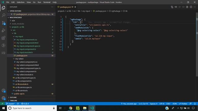 Secondary entry points in angular library смотреть онлайн