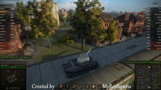WOT: Ensk - VK 4502 (P) Ausf. A - 3 frags смотреть онлайн