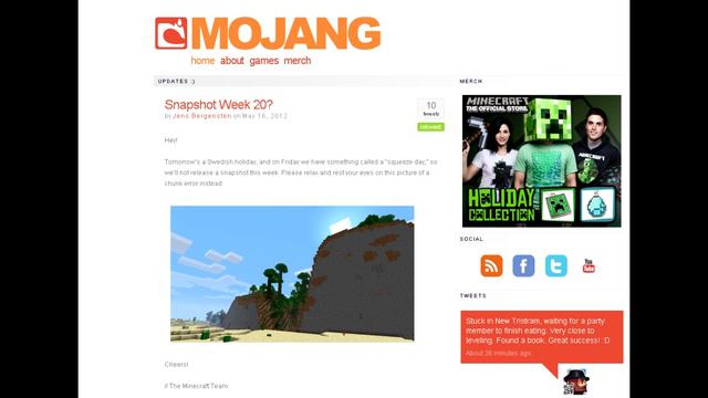 Minecraft Snapshot 12w20a