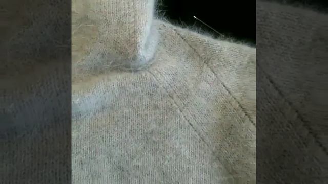 Свитер из ангоры. Машинное вязание смотреть онлайн