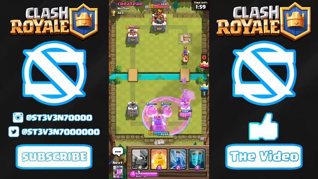 Clash Royale | MINI P.E.K.K.A + CLONE TROLLING ARENA 1! | *FUNNY MOMENTS* (Drop Trolling #76) смотреть онлайн