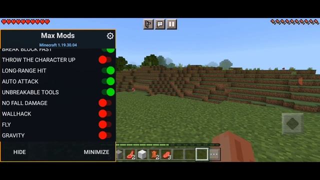 Minecraft PE Mod Menu v1.19.30 Free for Android+PC смотреть онлайн