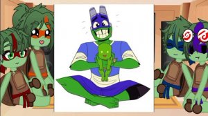 реакция черепашек-ниндзя на т/и (моя ау)