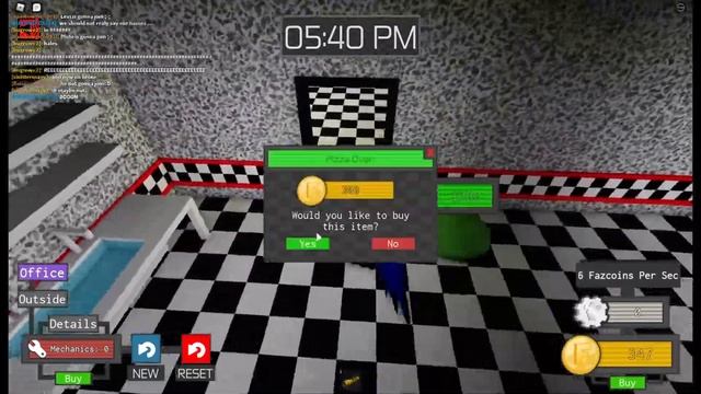 Roblox fnaf 1 tycoon! смотреть онлайн