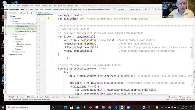 Android Dynamically Populated RadioGroup (Tip Calculator) смотреть онлайн