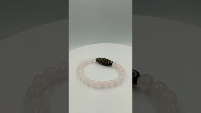 21 Глаз бусина Дзи (браслет розовый кварц) смотреть онлайн