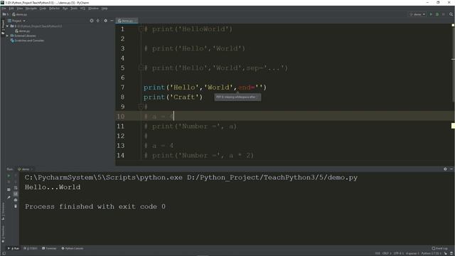 Python สำหรับ 3/5 | print แสดงผล [เบื่องต้นมาก] смотреть онлайн