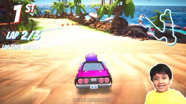 Race with Ryan Kids Racing Game #4 - Peck the Penguin смотреть онлайн