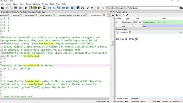 Python 3 Basics # 2.2.1 | Python octal, hex Characters | Escape Character in Python смотреть онлайн