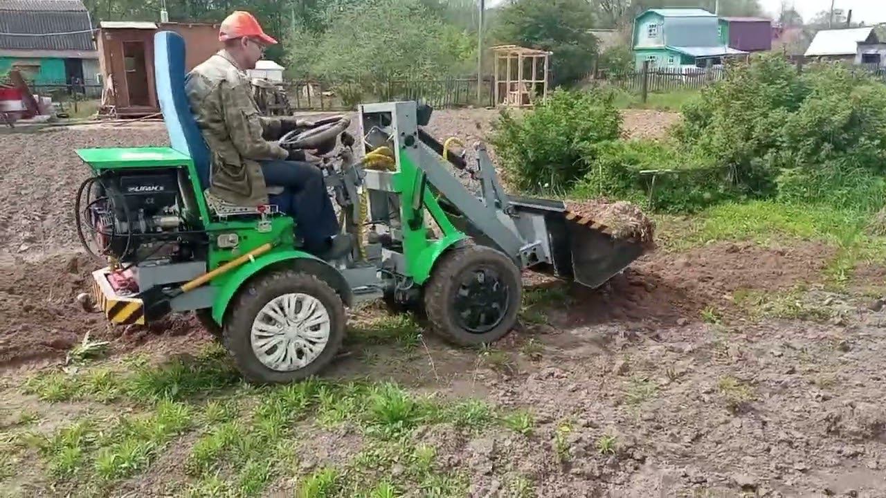 Поднятие участка грунтом. смотреть онлайн