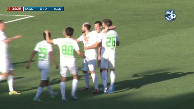 Гол - Б. Себаихи. Мактаарал - Каспий 1:0. 11 тур. Чемпионат 2022