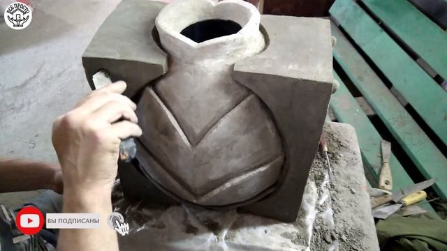 КАШПО из ЦЕМЕНТА своими руками | Flower Pot Made Of Cement With Your Own Hands