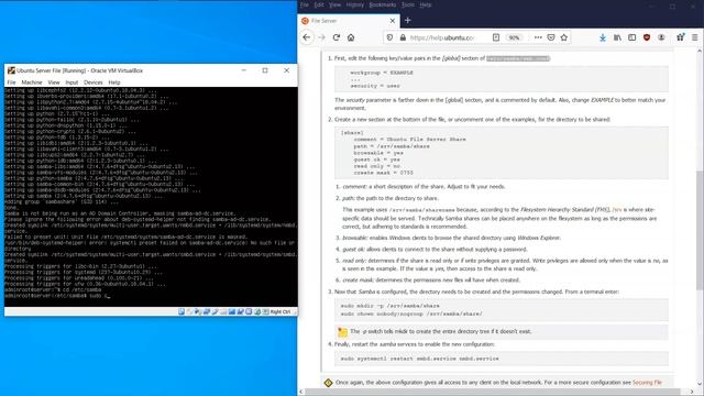03 Clone and install Ubuntu Server - Samba File Server смотреть онлайн