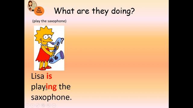 PRESENT CONTINUOUS WITH the Simpson Family "ماذا تفعل عائلة سيمسون الأن ؟"💛💡 💡💛 смотреть онлайн