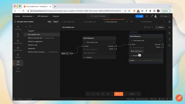 Use Response Data in a Request | Postman Flows смотреть онлайн