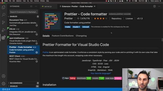 How to set up VS Code for Node.js development [5 of 26] | Node.js for Beginners смотреть онлайн