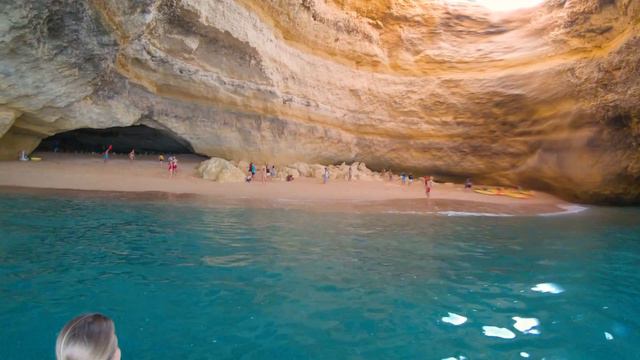 Most Beautiful Cave in the World - Benagil, Portugal смотреть онлайн