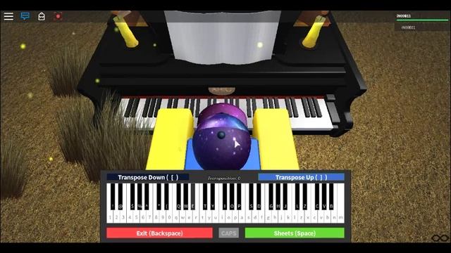 Roblox piano by me iN00B11 *NOTES IN DESC смотреть онлайн