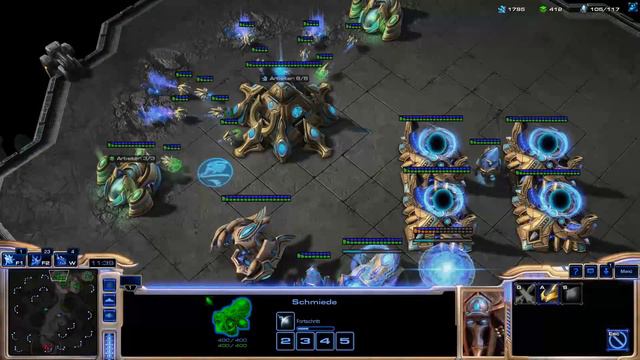 Let's play Starcraft 2 Eine kleine Runde gegen einen Bot смотреть онлайн