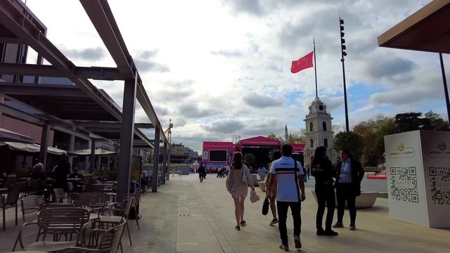Galataport Istanbul 2022 3 November Walking Tour|4k UHD 60fps смотреть онлайн