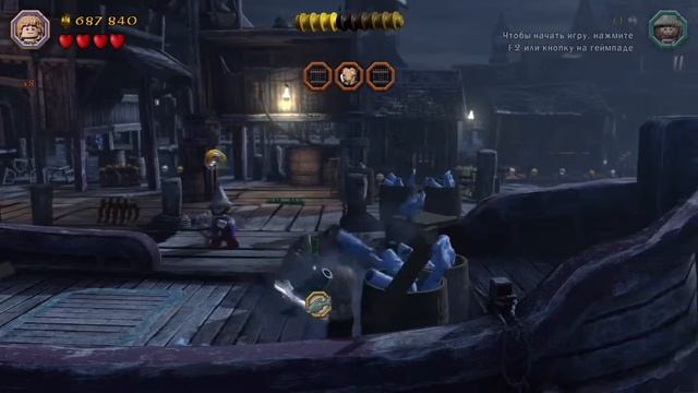 LEGO The Hobbit. #28. Радушный прием (Свободная игра, 100%) смотреть онлайн