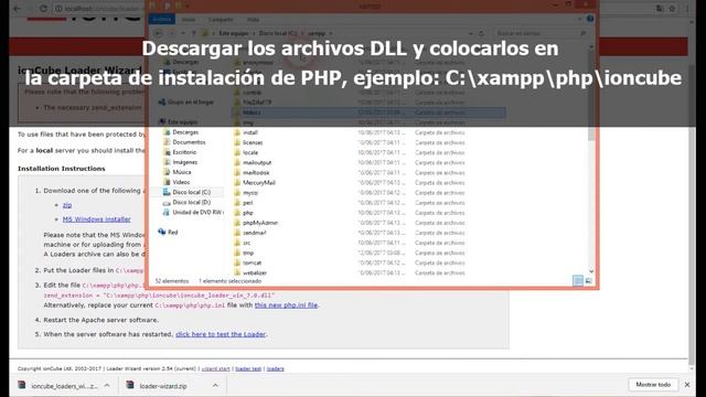 Cómo instalar ionCube Loader en Windows смотреть онлайн