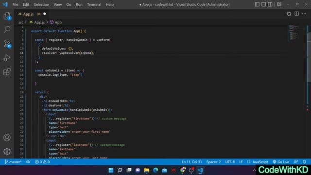 React Forms Handle & Validation Tutorial in react js смотреть онлайн