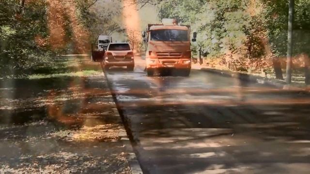 Механическая подметально-уборочная машина ПУМ-6Х на базе самосвала КАМАЗ-43253