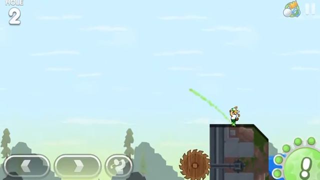 Super Stickman Golf 3 : -3 on Meat Land hole 2! #ssg3 смотреть онлайн