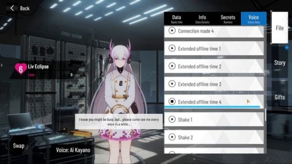 Punishing Gray Raven - Liv Eclipse Max. Affection All Interactions