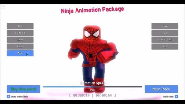 Ninja Animation Pack on Robloxian 2.0 + ROBLOX Boy Legs | ROBLOX