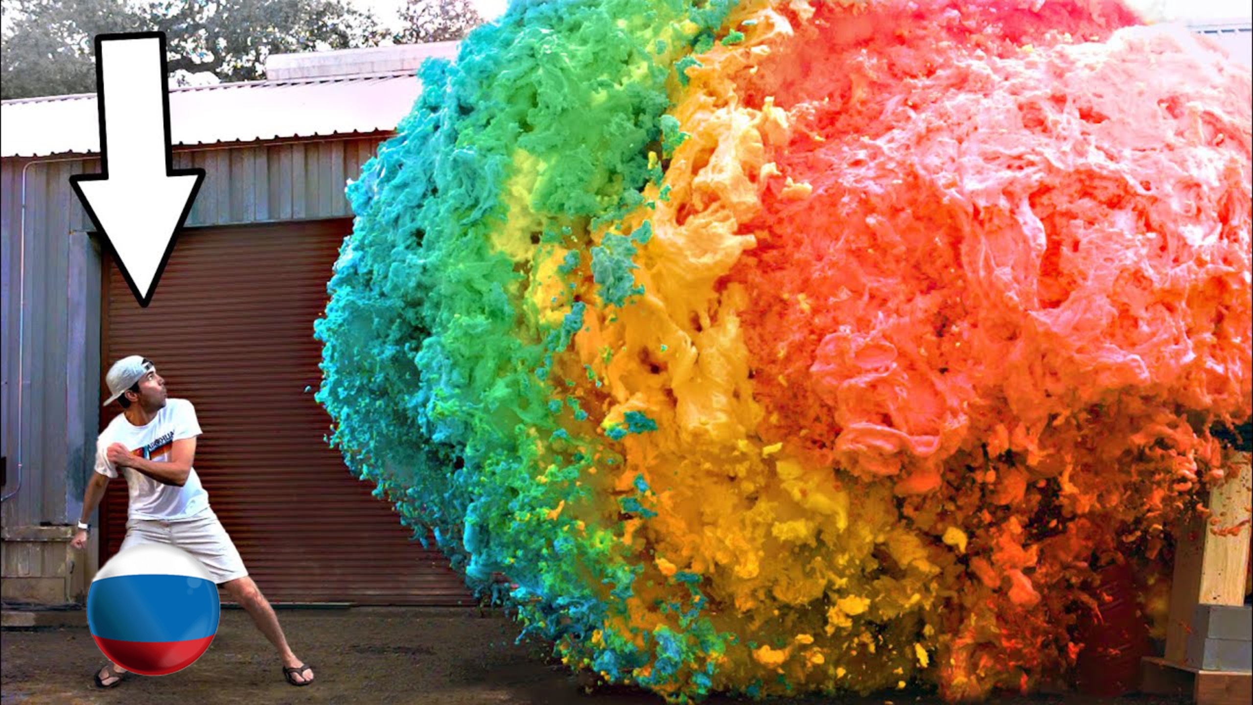 [Mark Rober] Крупнейший Взрыв Дьявольской Зубной Пасты в Мире [Марк Робер] смотреть онлайн