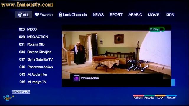 Fanous IP TV Box смотреть онлайн