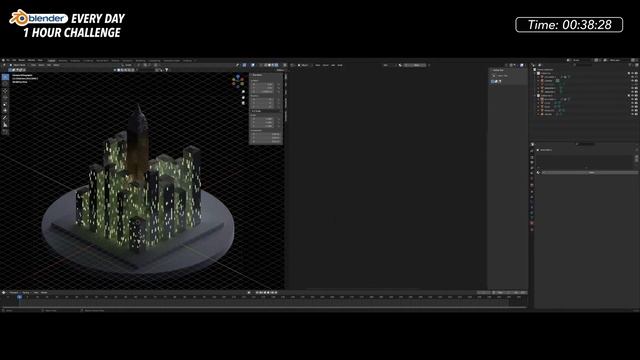 Procedural City Building in Blender Geometry Nodes - Blender Every Day #352 смотреть онлайн