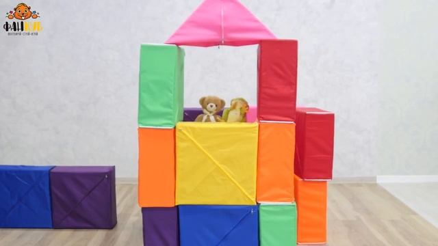 Обзорный ролик ФАНКУБ10 детского игрового набора из кубиков - трансформеров смотреть онлайн