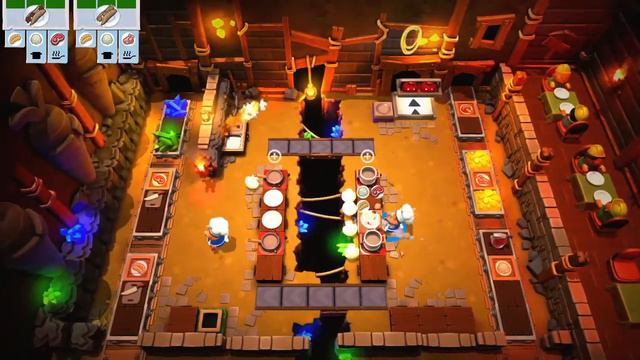 Overcooked 2 - Story Mode 4-6 - Plate Throw Trick смотреть онлайн