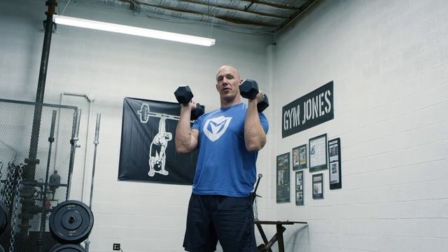 Dumbbell Front Squat Push Press - How To смотреть онлайн