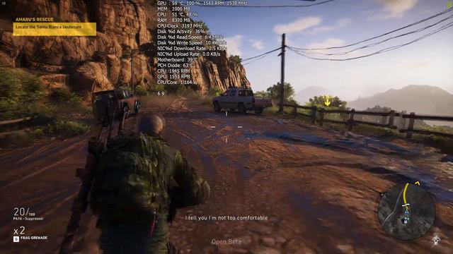 Tom Clancy's Ghost Recon Wildlands Open Beta on Ultra / i5 2400 + GTX 950 OC смотреть онлайн