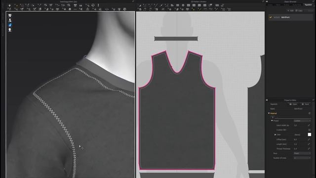 Marvelous Designer 7 - How To Create Top Stitching смотреть онлайн