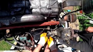 Нива СК-5 дымит, не тянет, греется,  повышенный расход.  Проверь зажигание! Двигатель СМД