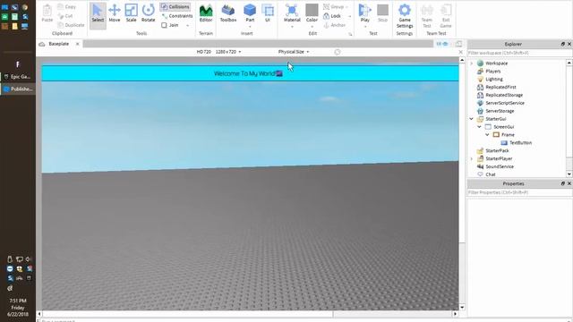 Roblox Studio = Text Buttons