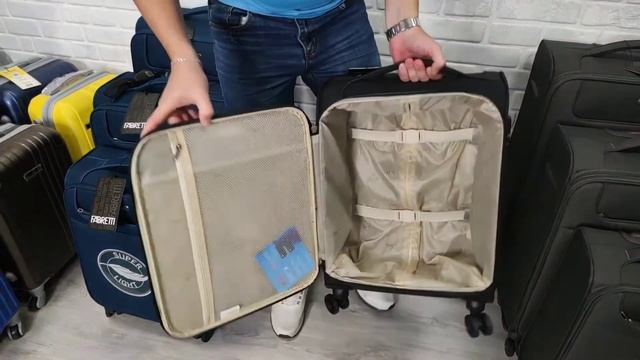 Какой чемодан купить?Как выбрать чемодан?Если текстиль,то УльтраЛегкий!Fabretti от Дом чемоданов !!